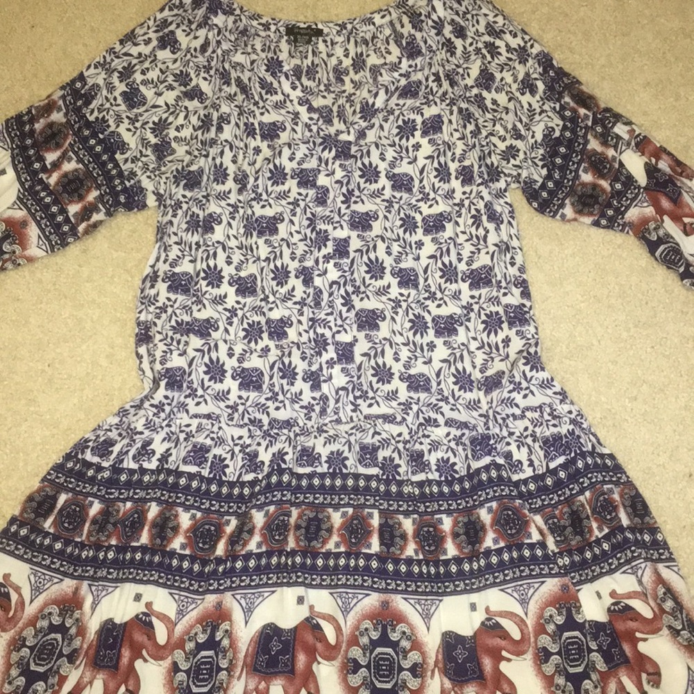 Boho elephant dress
